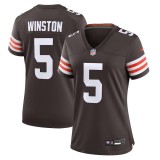 Women's Cleveland Browns Jameis Winston Brown Game Jersey