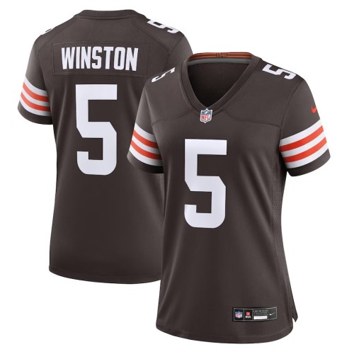 Women's Cleveland Browns Jameis Winston Brown Game Jersey