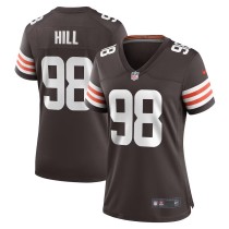 Women's Cleveland Browns Trysten Hill Brown Game Jersey