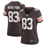 Women's Cleveland Browns Zaire Mitchell-Paden Brown Team Game Jersey