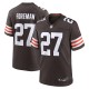Men's Cleveland Browns D'Onta Foreman Brown Team Game Jersey