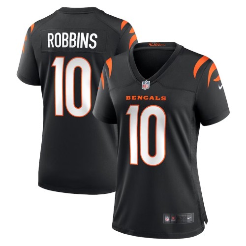 Women's Cincinnati Bengals Brad Robbins Black Team Game Jersey