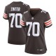 Women's Cleveland Browns Zak Zinter Brown Game Jersey