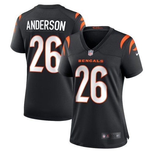 Women's Cincinnati Bengals Tycen Anderson Black Game Player Jersey