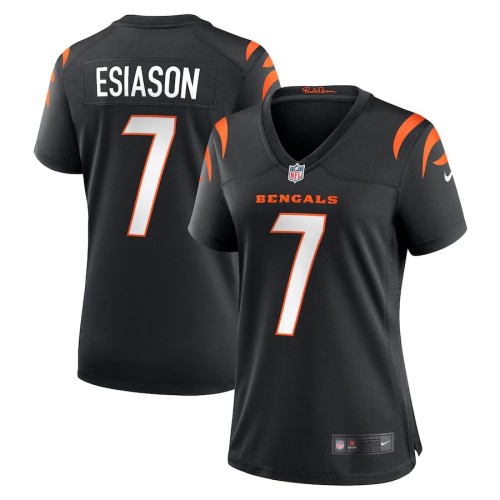 Women's Cincinnati Bengals Boomer Esiason Black Retired Player Jersey