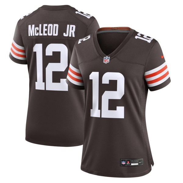Women's Cleveland Browns Rodney McLeod Jr Brown Game Jersey