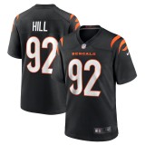 Youth Cincinnati Bengals B.J. Hill Black Game Jersey