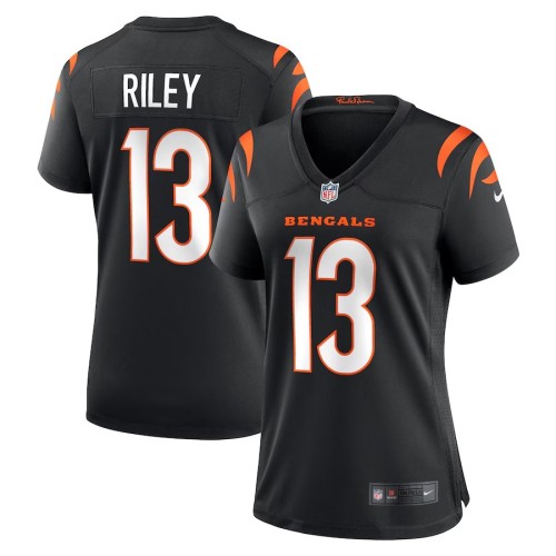 Women's Cincinnati Bengals Ken Riley Black Retired Player Game Jersey