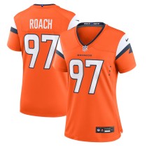 Women's Denver Broncos Malcolm Roach Orange Team Game Jersey