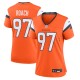 Women's Denver Broncos Malcolm Roach Orange Team Game Jersey