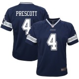 Toddler Dallas Cowboys Dak Prescott Navy Team Game Jersey