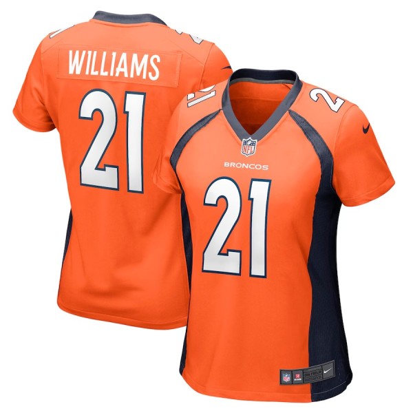 Women's Denver Broncos K'Waun Williams Orange Game Jersey