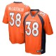 Men's Denver Broncos Jaleel McLaughlin Orange Game Jersey