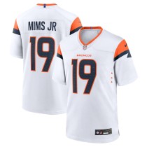 Men's Denver Broncos Marvin Mims Jr White Game Jersey