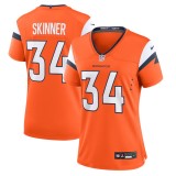 Women's Denver Broncos JL Skinner Orange Team Game Jersey