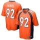 Men's Denver Broncos Jonathan Harris Orange Game Jersey