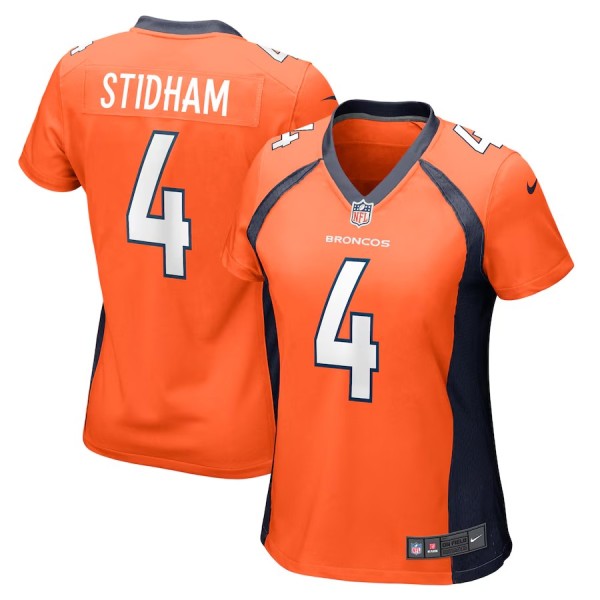 Women's Denver Broncos Jarrett Stidham Orange Game Player Jersey