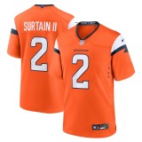 Men's Denver Broncos Patrick Surtain II Orange Mile High Collection Game Jersey