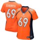 Women's Denver Broncos Mark Schlereth Orange Game Retired Player Jersey