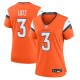 Women's Denver Broncos Wil Lutz Orange Team Game Jersey