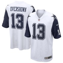 Men's Dallas Cowboys DeMarvion Overshown White Game Jersey