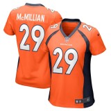 Women's Denver Broncos JaQuan McMillian Orange Team Game Jersey
