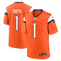 Men's Denver Broncos Tremon Smith Orange Team Game Jersey