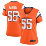 Women's Denver Broncos Cody Barton Orange Game Jersey