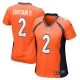 Women's Denver Broncos Patrick Surtain II Orange Game Jersey
