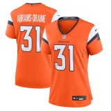 Women's Denver Broncos Kris Abrams-Draine Orange Team Game Jersey