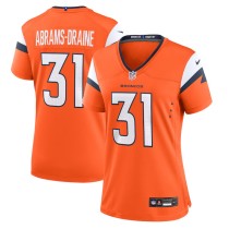 Women's Denver Broncos Kris Abrams-Draine Orange Team Game Jersey