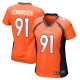 Women's Denver Broncos Matt Henningsen Orange Game Player Jersey