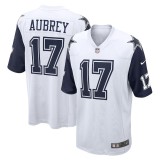 Men's Dallas Cowboys Brandon Aubrey White Alternate Game Jersey