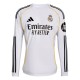 Thai Version Real Madrid 25/26 Home Long Sleeve Jersey