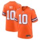 Youth Denver Broncos Bo Nix Orange Alternate Game Jersey