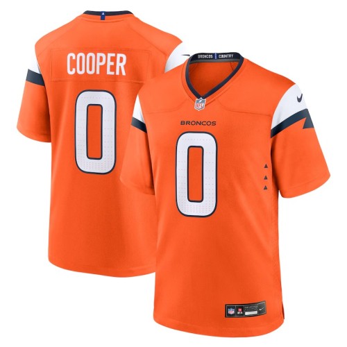 Men's Denver Broncos Jonathon Cooper Orange Team Game Jersey