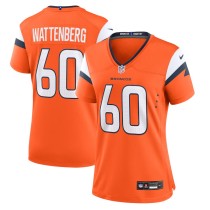 Women's Denver Broncos Luke Wattenberg Orange Team Game Jersey