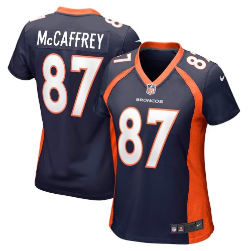 Women's Denver Broncos Ed McCaffrey Navy Retired Player Jersey