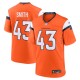 Men's Denver Broncos Keidron Smith Orange Team Game Jersey