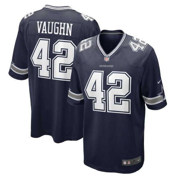 Men's Dallas Cowboys Deuce Vaughn Navy Game Jersey
