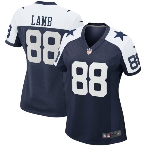 Women's Dallas Cowboys CeeDee Lamb Navy Alternate Game Team Jersey