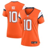 Women's Denver Broncos Bo Nix Orange Game Jersey