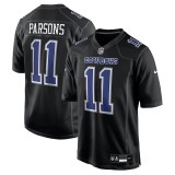 Men's Dallas Cowboys Micah Parsons Carbon Black Fashion Game Jersey