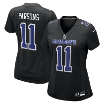 Women's Dallas Cowboys Micah Parsons Carbon Black Fashion Game Jersey