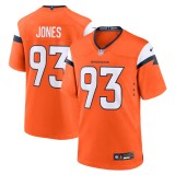 Men's Denver Broncos D.J. Jones Orange Team Game Jersey