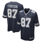 Men's Dallas Cowboys Jake Ferguson Navy Team Game Jersey