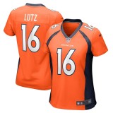 Women's Denver Broncos Wil Lutz Orange Game Jersey