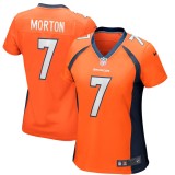 Women's Denver Broncos Craig Morton Orange Game Retired Player Jersey