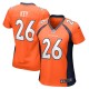Women's Denver Broncos Devon Key Orange Team Game Jersey