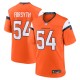 Men's Denver Broncos Alex Forsyth Orange Team Game Jersey